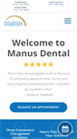 Mobile Screenshot of manusdental.com